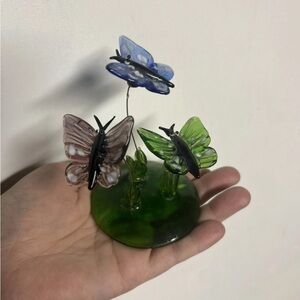 Blown glass butterflies